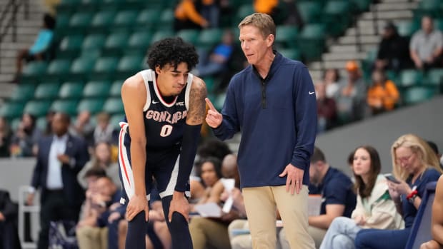 Julian Strawther, Mark Few